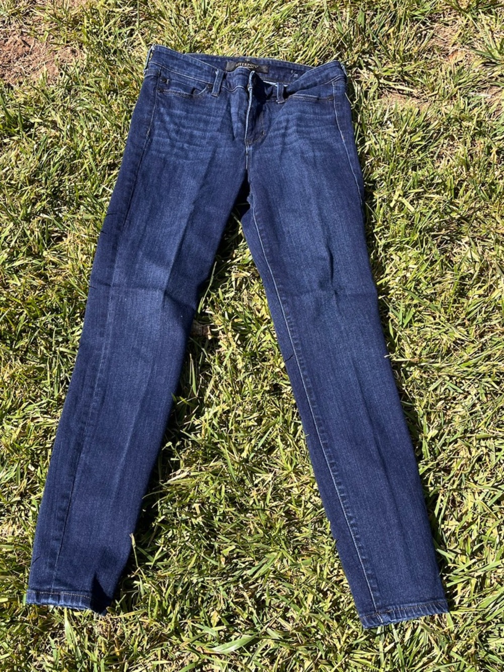 Liverpool Los Angeles "The Ankle Skinny" aged ankle jeans - size 6/28
